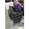 Image 2 : ROLLING HAIR DRESSER CART AND 1-DRAWER NIGHTSTAND