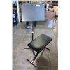 Image 1 : MUSIC STAND AND FOLDING SEAT