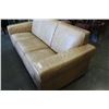 Image 2 : TAN LEATHER SKLAR PEPPLAR SOFA