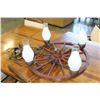 Image 1 : WAGON WHEEL CHANDELIER