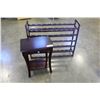 Image 1 : WINE RACK AND 1-DRAWER TABLE