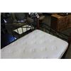 Image 3 : SINGLE SIZE WOOD AND METAL FRAMED DAY BED WITH MATRESS