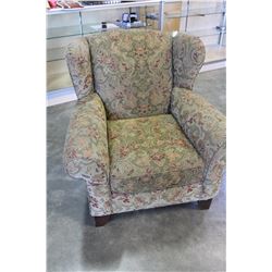 MODERN UPOLSTERED WINGBACK CHAIR