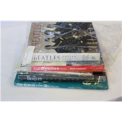 LOT OF BEATTLES COFFEE TABLE BOOKS