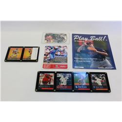 EVOLVED SPORTS CARDS IN CASES AND BOOK