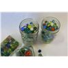Image 3 : LOT OF JARS OF MARBLES AND COBS