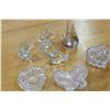 Image 3 : FOUR CRYSTAL PAPER WEIGHTS AND LIDDED KEEPERS