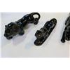 Image 2 : 9" BLACK LION AND THREE BLACK PANTHERS MADE IN JAPAN