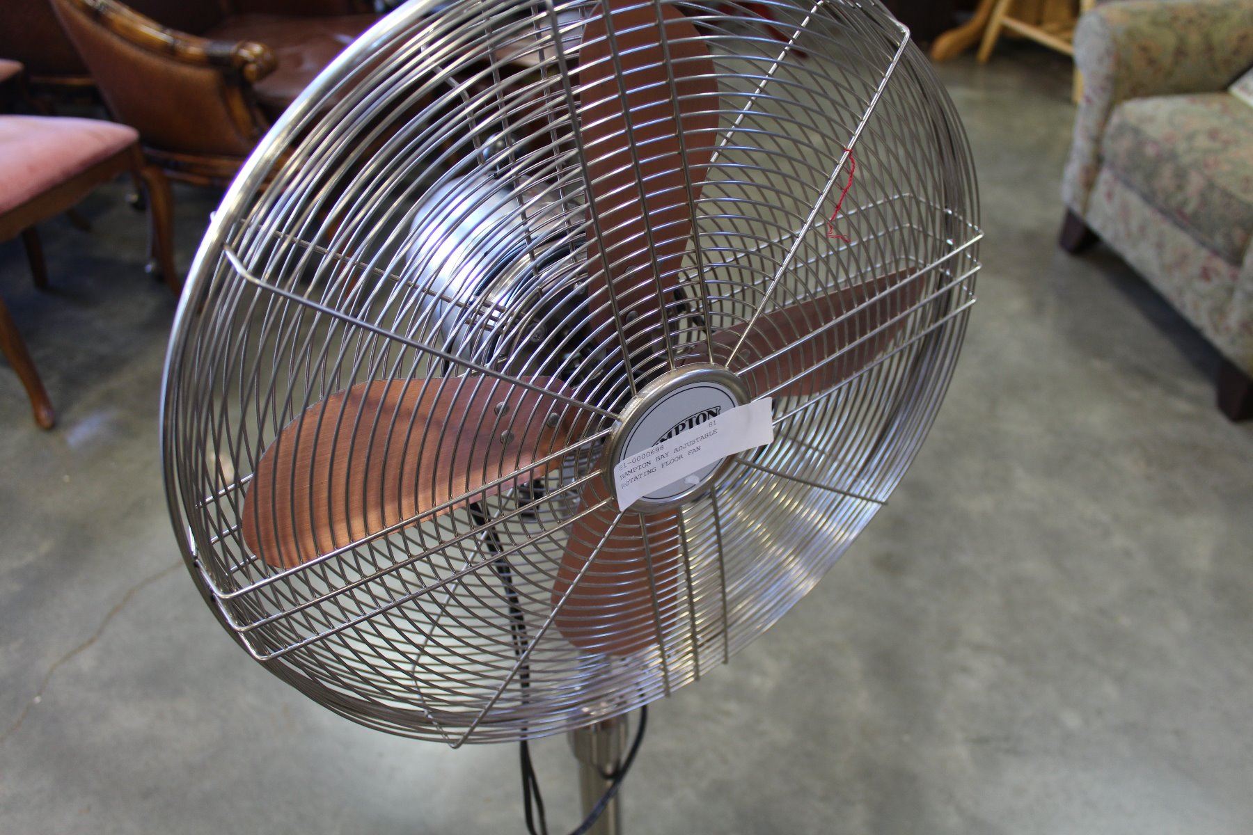 Hampton Bay Adjustable Rotating Floor Fan