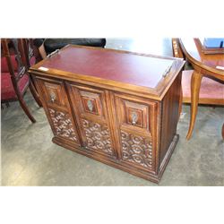 CARVED OAK CASED SERVER