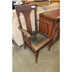 ORIGINAL CONDITION CANADIAN T-BACK ARMCHAIR