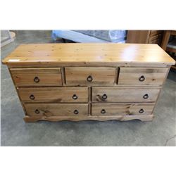 PINE 7 DRAWER DRESSER