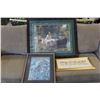 Image 1 : THREE VARIOUS FRAMED PICTURES