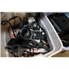 Image 2 : TWO TOTES OF CANON AND PENTAX CAMERAS