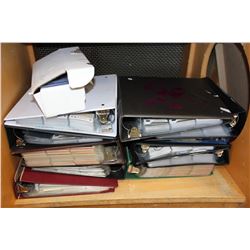 11 BINDERS OR SPORT CARDS