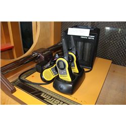 ROTOTRIM PAPER TRIMMER WALKIE TALKIES AND SMALL CERAMIC HEATER