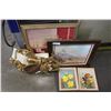 Image 1 : LOT OF OIL PAINTINGS AND MUSIC PLAQUE