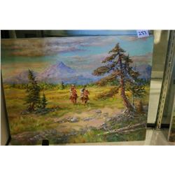 ORIGIANL PAINTING BY OTTO JEGODKTA 'COMING HOME'