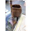 Image 3 : LAMP, PAINTING, AND BASKET