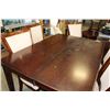 Image 2 : MODERN DINING TABLE WITH JACK KNIFE LEAF AND SIX CHAIRS
