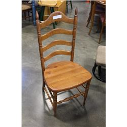 PINE LADDER BACK CHAIR