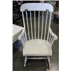 Image 1 : WHITE ROCKING CHAIR