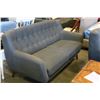 Image 1 : NEW HOME ELEGANCE MODERN CLUB STYLE SOFA AND CHAIR DARK GREY FABRIC RETAIL $1149
