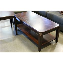 NEW 3-PIECE HOME ELEGANCE MODERN DARK FINISH COFFEE TABLE SET RETAIL $399