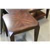 Image 2 : NEW 3-PIECE HOME ELEGANCE MODERN DARK FINISH COFFEE TABLE SET RETAIL $399