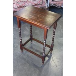 OAK BARLEY TWIST ENDTABLE