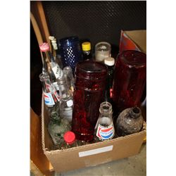 BOX OF COLLECTIBLE BOTTLES