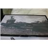 Image 2 : FRAMED FIGHTER PLANE AND WAR SHIP