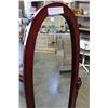 Image 2 : MAHOGANY FINISH CHEVAL MIRROR