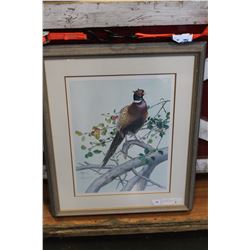 GLEN LOATES PHESANT PRINT 12/275 (1985)