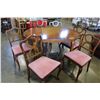 Image 1 : VERY NICE FRUITWOOD TABLE AND 6 CHAIRS BY GIBBARD