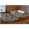 Image 2 : LOT OF CRYSTAL AND GLASS SERVING PIECES
