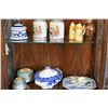 Image 1 : FLOW BLUE VEGETABLE DISH, CHINA, STEINS + MUSIC BOXH, CHINA + MUSIC BOX