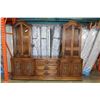 Image 1 : LARGE SOLID OAK CHINA CABINET WITH LIGHTS