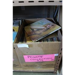 BOX OF PRIVATE COLLECTION RECORDS