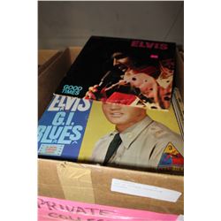 BOX OF PRIVATE COLLECTION RECORDS
