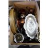 Image 1 : BOX OF COPPER AND METAL WARES