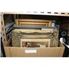 Image 1 : BOX OF SMALL VINTAGE FRAMED ESTATE PICTURES