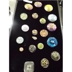 TRAY OF VINTAGE BUTTONS - TRAY NOT INCLUDED