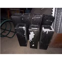 TALL METAL PLANT POTS / STANDS - 7 TTL