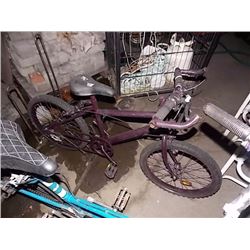 BIKE - CHILD'S 5 SPEED BIKE - PURPLE