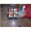 Image 1 : CRATE OF VINTAGE 8-TRACK TAPES + BAG OF PELLETS