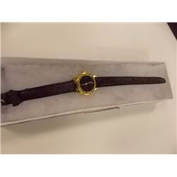QUARTZ WATCH - LEATHER STRAP