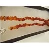 Image 2 : NECKLACE - 34CT RICH DEEP HONEY YELLOW ORANGE BALTIC AMBER - 18" LONG - INCLUDES CERTIFICATE $210