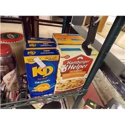 HAMBERGER HELPER - 3 & KRAFT DINNER - 3 = 6PC TTL