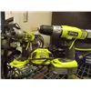 Image 1 : RYOBI 18VOLT LITHIUM 4PC - PS